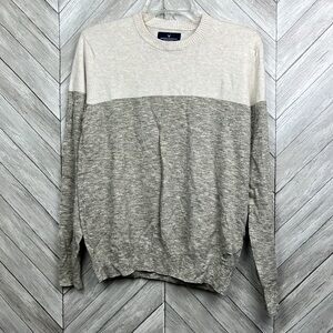 American Eagle Classic Fit Color Block Sweater Small